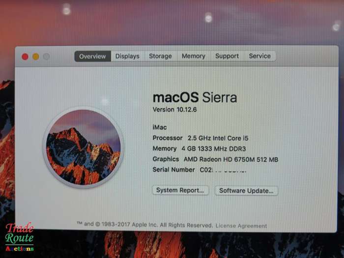 iMAC | 21.5 INCH | Core i5 2.5Ghz  * AMD Radeon HD Graphics * All in One Computer