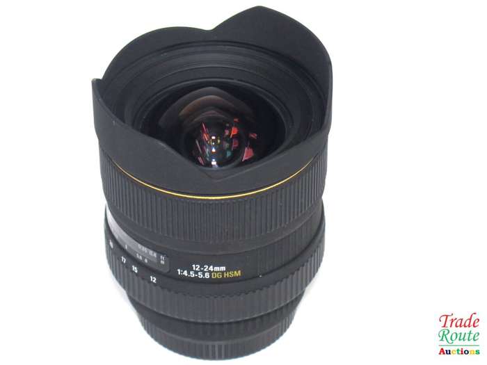 for Spares/repair - Sigma 12-24mm F4.5-5.6 DG HSM WIDE ANGLE Lens (For CANON) DLSR Cameras