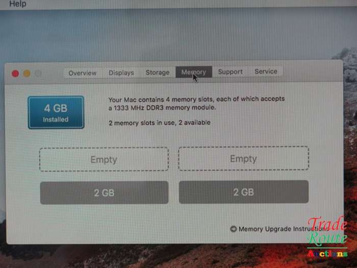 Apple iMAC | 21.5 INCH | Core i3 3.06Ghz | 4GB RAM | 500GB HDD * PLEASE READ DESCRIPTION *