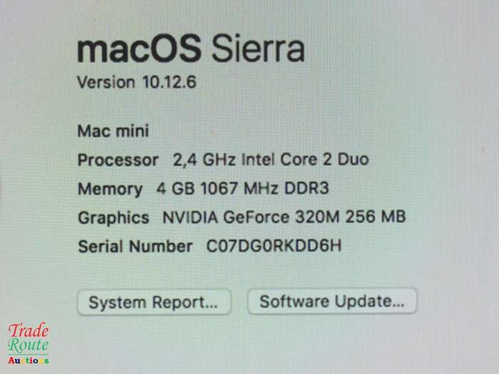Apple Mac Mini | Core 2 DUO 2.4Ghz | 4GB RAM | 240GB SSD *** MacMini ***