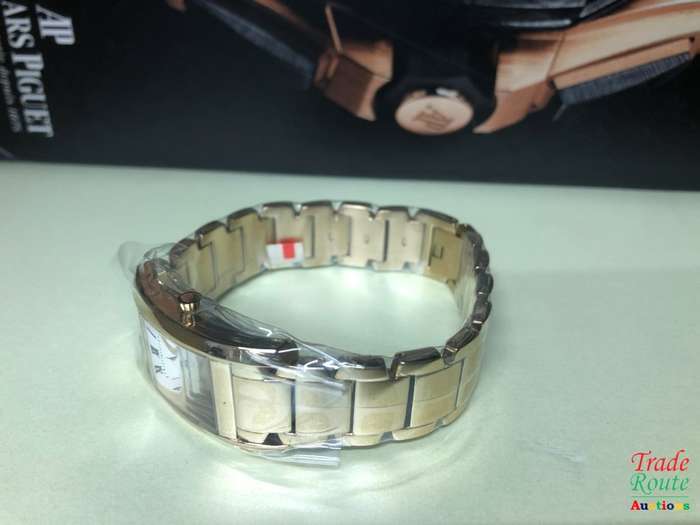 BUREN Gold Plated Ladies Watch - Rectangular Dial / White Face / Roman Markers
