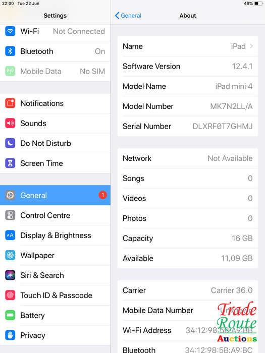 Apple iPad Mini 4 16GB Gold Cellular