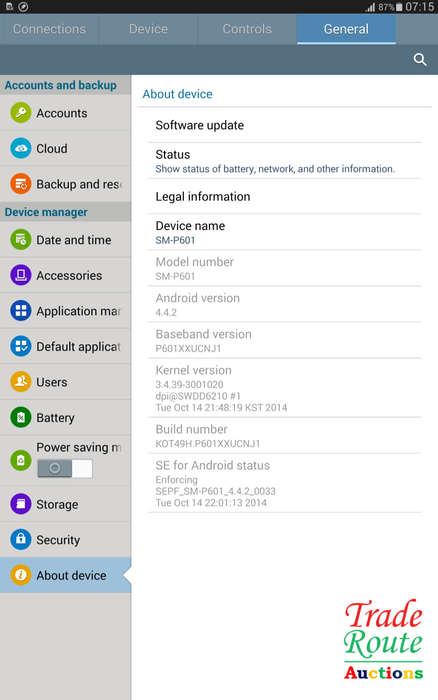 Samsung Galaxy Note 10.1 3G  32GB - SM-P601 Tablet TouchScreen