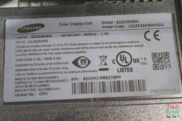 Samsung S22E450BW 22-Inch LED Monitor - Black