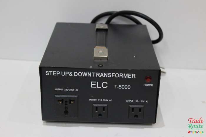 STEP UP 110V TO 220V & STEP DOWN 220V TO 110V TRANSFORMER - ELC T-5000