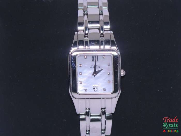 Michel Herbelin Women`s Watch Stainless Steel Bracelet Mother of Pearl Dial - 17427.1 - unworn DEMO