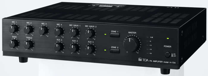TOA PA A-1724 240W Mixer Amplifier