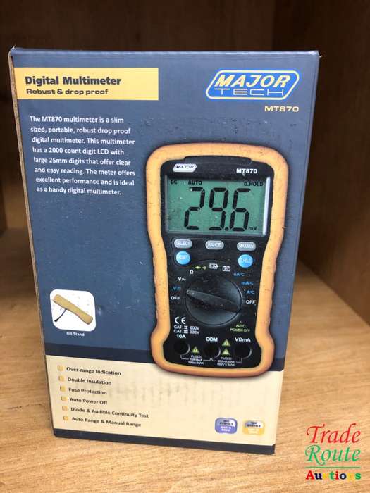 Major Tech - MT870 Digital Multimeter Robust & drop proof