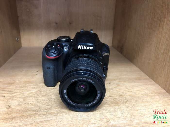 Nikon D3400 24.2 MP CMOS Digital SLR Camera body + Nikon AF-P 18-55 VR Lens Kit