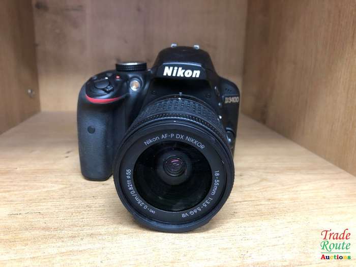 Nikon D3400 24.2 MP CMOS Digital SLR Camera body + Nikon AF-P 18-55 VR Lens Kit