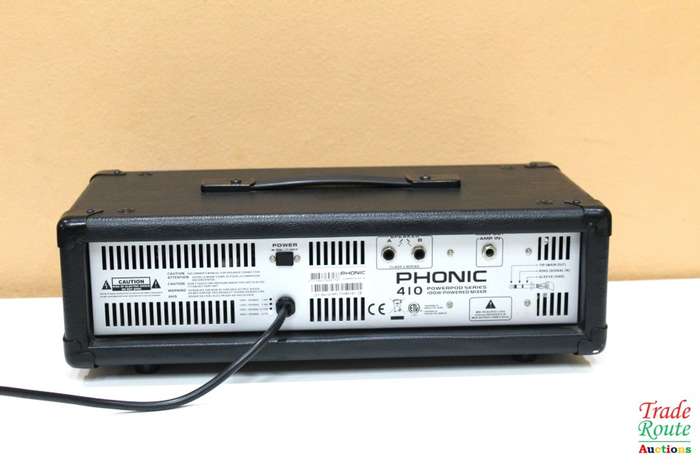 Phonic Powerpod 410 100W 4-Channel Powered Amplifier Mixer - 4 mic/line input channels
