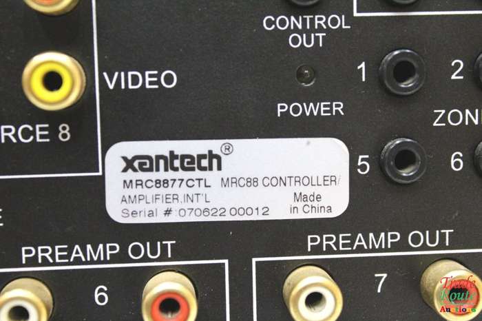Xantech Corp. MRC88-CTL 8-Source, 8-Zone Multiroom A/V Controller-Amplifier System