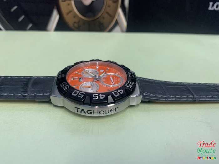 Tag Heuer Professional Orange Dial Formula 1 S/Steel Men's Watch - CAH1113