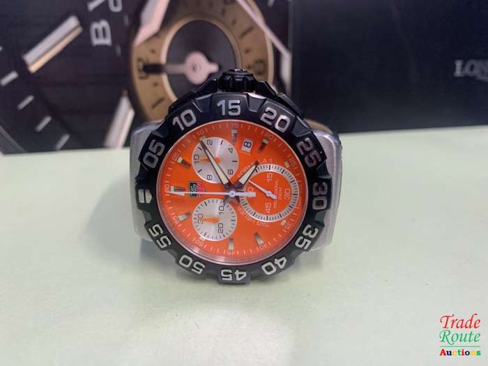 Tag Heuer Professional Orange Dial Formula 1 S/Steel Men's Watch - CAH1113