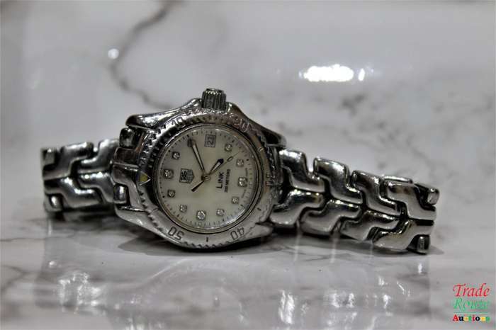 Tag Heuer Link 200m Diamond Dial S/Steel Ladies Watch - WT1418