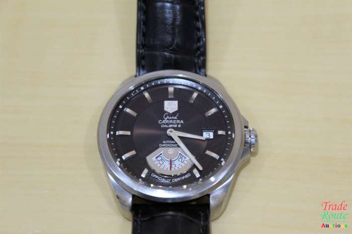 Tag Heuer Grand Carrera Calibre 6 Brown Dial Automatic Chronometer Men's Watch WAV511C