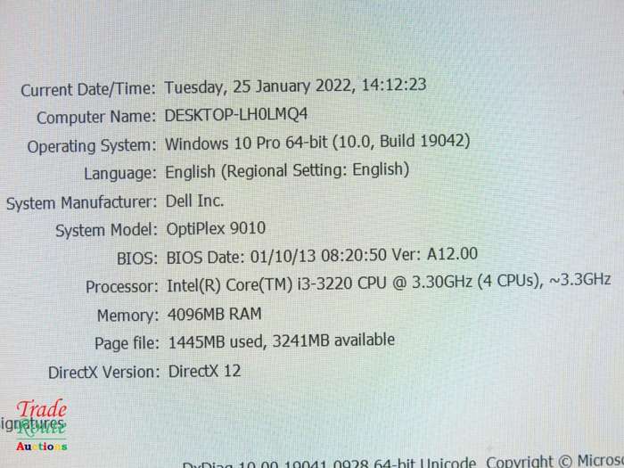 Dell OptiPlex 9010 Business SFF Desktop PC | Core i3 3220 3.3Ghz | 4GB RAM | 500GB HDD