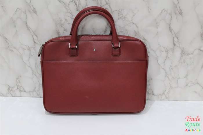 Montblanc Leather Bag Red - Montblanc Sartorial Slim Document Case