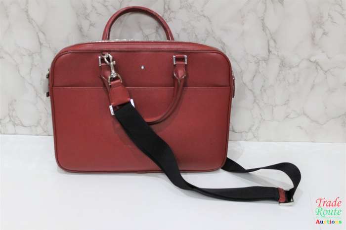Montblanc Leather Bag Red - Montblanc Sartorial Slim Document Case