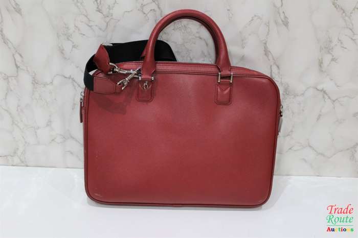 Montblanc Leather Bag Red - Montblanc Sartorial Slim Document Case