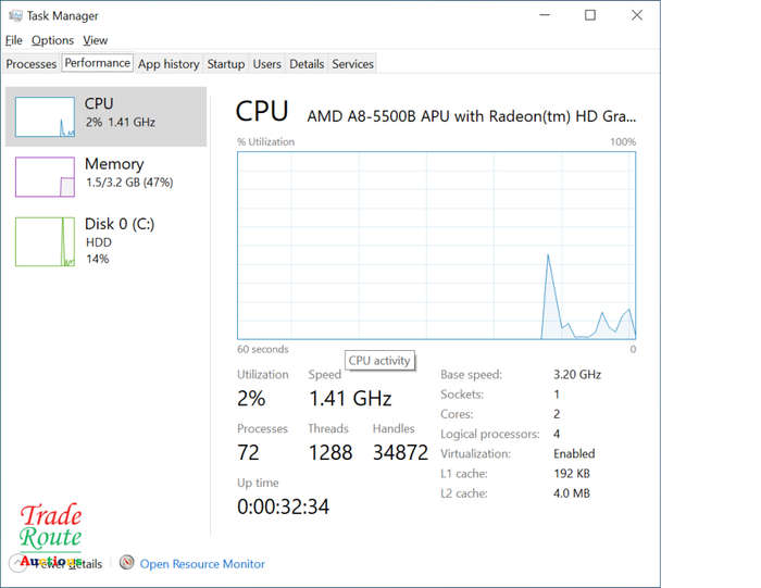 HP COMPAQ 6305 PRO SFF PC | AMD A8-5500B Processor 3.2GHz with Radeon Graphics | 4GB RAM | 2TB HDD