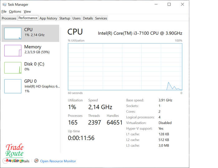 LENOVO V520 SFF Desktop PC Computer  CORE i3 7100 7th Gen 3.9GHz  4GB RAM | 500GB HDD