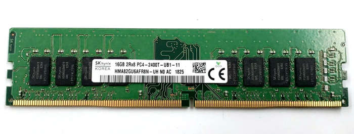 HYNIX 16GB 2RX8 PC4-2400T Memory Module for PCs & Desktops HMA82GU6AFR8N-UH