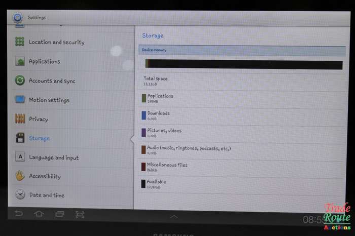 Samsung Galaxy Tab GT-P7510 16GB, Wi-Fi, 10.1in TouchScreen Tablet