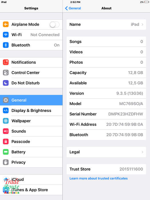 Apple iPad 2 | MC769SO/A | 16GB |  A1395