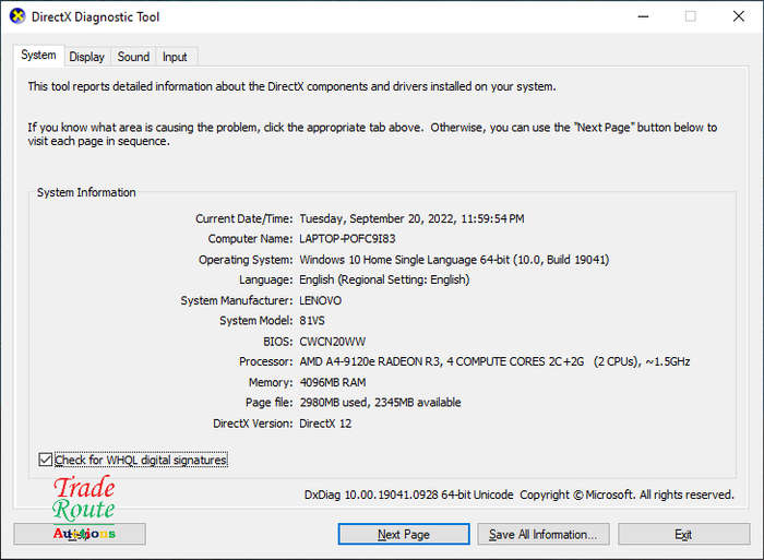 Lenovo IdeaPad 81VS Notebook PC - AMD A4-9120e / 14` HD / 4GB RAM / 64GB eMMC