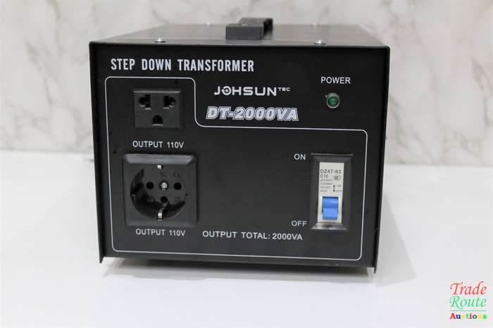 JOHSUN STEP DOWN TRANSFORMER 220v to 110v DT-2000 VA