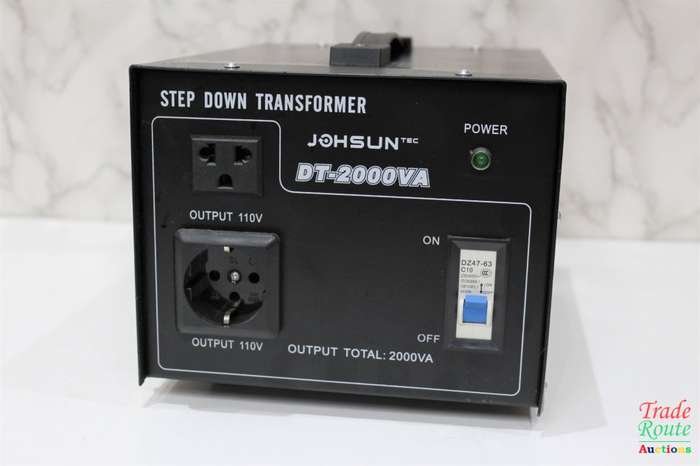 JOHSUN STEP DOWN TRANSFORMER 220v to 110v DT-2000 VA