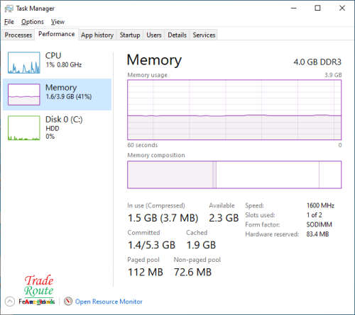 Dell VOSTRO 3558 | Intel Core i3 4005U 1.7GHz 4th GEN | 4GB RAM | 500GB HDD | 15.6` LAPTOP