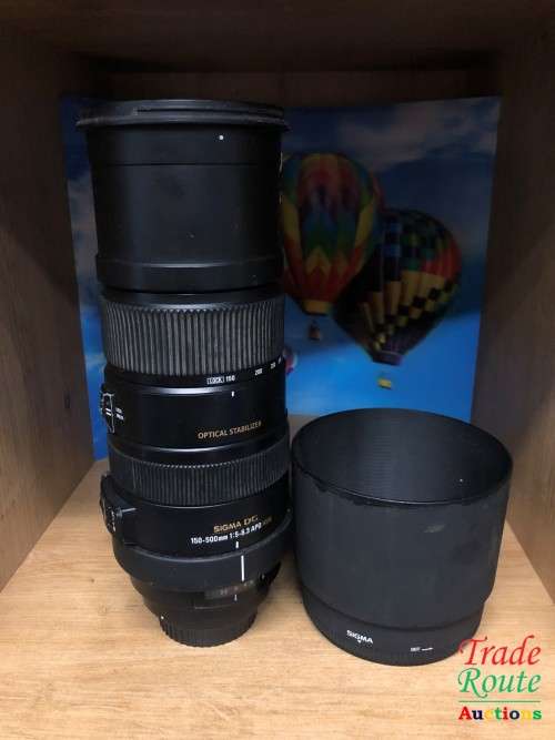 SIGMA 150-500mm F5-6.3 APO HSM DG OS (OPTICAL STABILIZER) ZOOM Lens for CANON DSLR Cameras