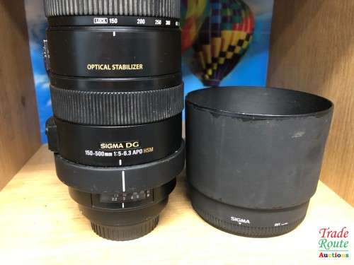 SIGMA 150-500mm F5-6.3 APO HSM DG OS (OPTICAL STABILIZER) ZOOM Lens for CANON DSLR Cameras