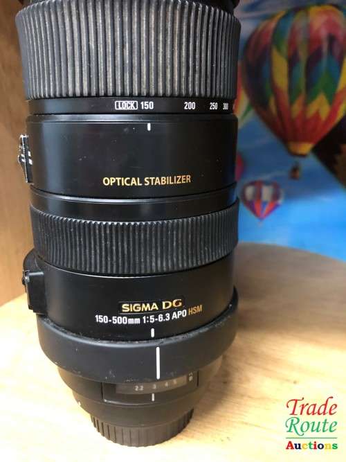 SIGMA 150-500mm F5-6.3 APO HSM DG OS (OPTICAL STABILIZER) ZOOM Lens for CANON DSLR Cameras