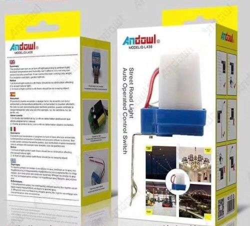 [TWIN PACK 2 PCS ] Day Night Auto Control Switch Day-light Switch 220V 10A Photo Controls Photocell