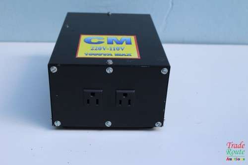 CM 220V-110V STEP DOWN TRANSFORMER 1000VA  MAX - US-Plug