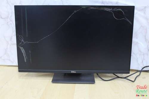 DELL Flat Panel Monitor P2419H 24 inch  CRACKED SCREEN - Salvage Stock - For Spares or Repair