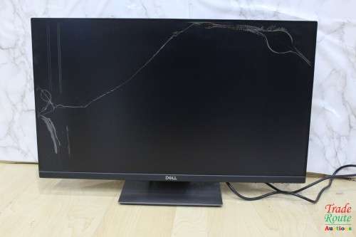 DELL Flat Panel Monitor P2419H 24 inch  CRACKED SCREEN - Salvage Stock - For Spares or Repair