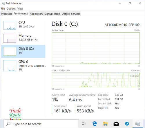 Dell Inspiron 3671 Desktop Computer Intel Core i3-9100 Processor 3.60GHz 8GB DDR4 RAM 1TB Hard Drive
