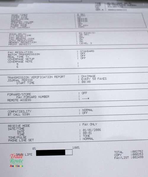 Brother Fax-2820 Laser Plain Paper Fax Machine and Copier