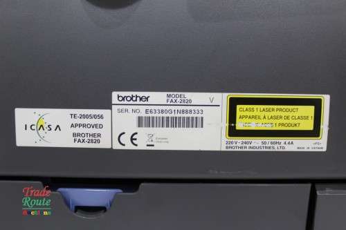 Brother Fax-2820 Laser Plain Paper Fax Machine and Copier