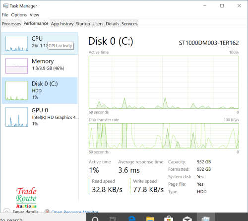 HP 280 G1 MT Desktop Computer PC | CORE i5 4590s 3.0GHz | 4GB RAM | 1TB HDD