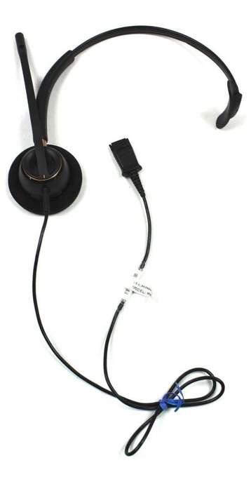 Plantronics Poly EncorePro HW510 Noise Cancelling Over Head Monaural Headset (For Call Centres)