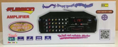 FUSSION PROFESSIONAL KARAOKE AMPLIFIER AV-9018 BT  Bluetooth Karaoke with USB, SD Card, FM Radio