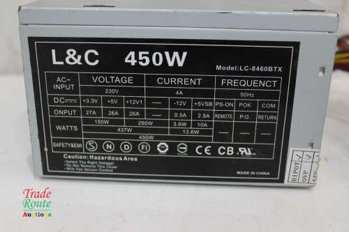 4 x Computer Power supply - 1 BID for all 4 [Salvage item for Spares/Repairs]