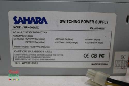 4 x Computer Power supply - 1 BID for all 4 [Salvage item for Spares/Repairs]