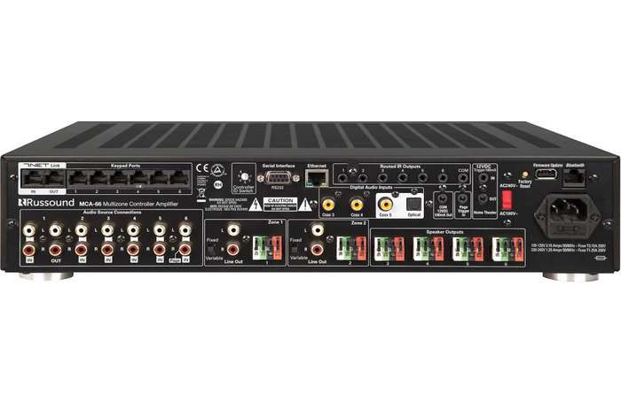 Russound MCA-66 6 Channel Controller Multi Zone Amplifier Multi-zone controller