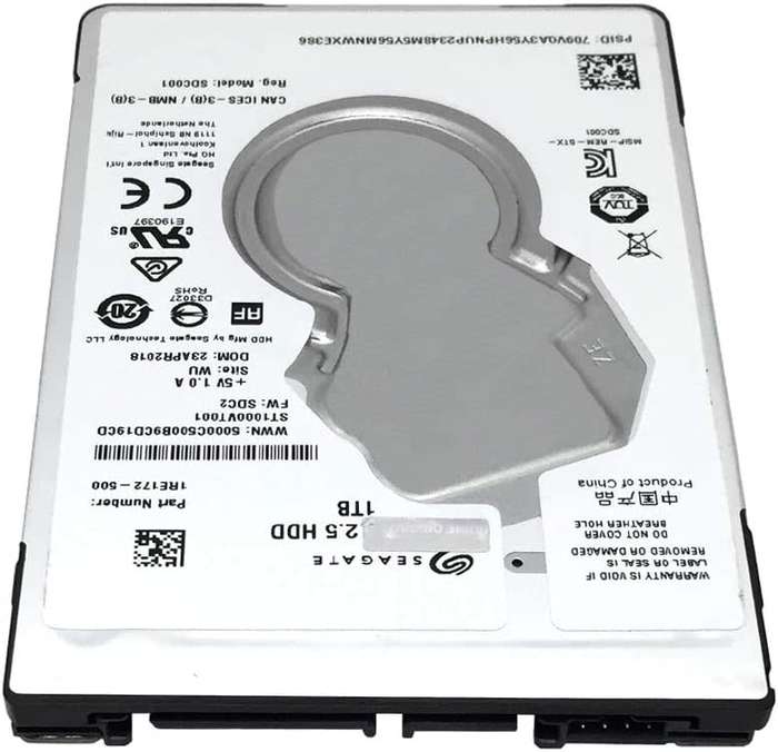 Seagate 1TB HDD - Notebook Hard Disk Drive  Slim 7mm Can be used in Laptops, Desktops & DVRs